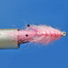 Shrimp gebunden mit Steve Farrars SF Flash Blend pink zum Fliegenbinden unter Fliegenbindematerial bei FFE