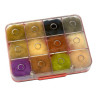 Dubbing Dispenserbox Tactical Dry Fly Dubbing Selection - Fulling Mill