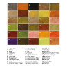 Tactical Dry Fly Dub Dubbing Fulling Mill Farbtafel