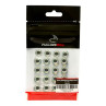 Epoxy Baitfish Eye Streameraugen Fulling Mill super pearl 9,5 mm Verpackungseinheit