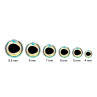 Epoxy Baitfish Eye Streameraugen Fulling Mill super pearl Groessen