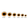 Epoxy Baitfish Eye Streameraugen Fulling Mill silver Groessen