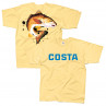 Costa T-Shirt Redfisch gelb zum Fliegenfischen bei Flyfishing Europe