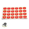 Pike Monkey Epoxy Augen Klebeaugen fluoreszierend multi orange Verpackungseinheit