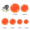 Pike Monkey Epoxy Augen Klebeaugen fluoreszierend multi orange