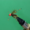 Nymphe gebunden mit Goldkopf fl. orange, zum Fliegenbinden unter Fliegenbindematerial bei Flyfishing Europe