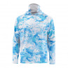 Simms Solarflex UltraCool Armor Shirt cloud camo blue