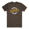 Simms Wader MT T-Shirt brown heather