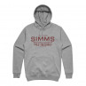 Simms Wader Mfg Hoody Kapuzenpullover gunmetal heather