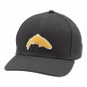Simms Big Catch Cap Kappe carbon Forelle