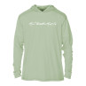 Winston Technical Hooded Script Logo Sun Shirt light green