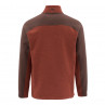 Simms Rivershed Sweater rusty red Rueckseite