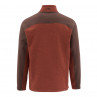 Simms Rivershed Sweater rusty red Rueckseite
