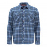 Simms Gallatin Flanell Hemd rich blue plaid