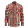 Simms Gallatin Flannel Shirt simms orange plaid