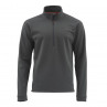 Simms Midweight Core Quarter-Zip Hemd carbon Front