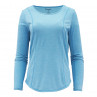 Simms Womens Lightweight Core Top Hemd faded denim