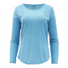 Simms Womens Lightweight Core Top Hemd faded denim