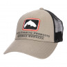 Simms Trout Icon Trucker Kappe tan