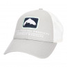 Simms Trout Icon Trucker Cap small fit sterling