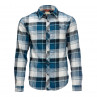 Simms Dockwear Cotton Flannel atlantis celadon plaid