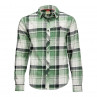 Simms Dockwear Cotton Flannel moss pearl plaid