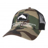 Simms Trout Icon Trucker Kappe CX woodland camo