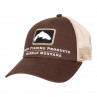 Simms Trout Icon Trucker Kappe mahogany