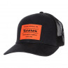 Simms Kappe Original Patch Trucker Cap schwarz