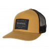 Simms Kappe Original Patch Trucker Cap dark bronze