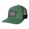 Simms Kappe Original Patch Trucker Cap moss