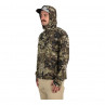 Simms Bugstopper Solarflex Guide Cooling Hoody Seitenansicht mit Kapuze