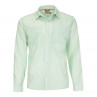 Simms Double Haul Shirt light green texture wave
