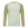 Simms SolarFlex Crewneck Shirt light green-sage heather