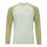 Simms SolarFlex Crewneck Shirt light green-sage heather