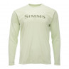 Simms Tech Tee Sonnenschutz Shirt light green Vorderseite