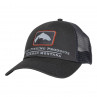 Simms Trout Icon Trucker Kappe carbon