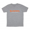 Simms Kids Logo T-Shirt dark grey heather