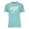 Simms Grim Reeler T-Shirt oil blue heather