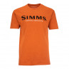 Simms Logo T-Shirt adobe heather