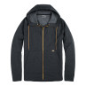 Simms Vermilion Full Zip Hoody black heather Sturmkapuze