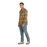 Simms Santee camel-navy-clay neo plaid Ansicht linke Seite