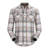 Simms Santee Flannel sterling-clay-carbon neo plaid