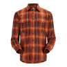Simms Coldweather Shirt hickory clay plaid