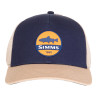 Simms Trout Patch Trucker Cap navy Vorderansicht