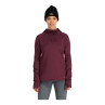 Simms Womens Heavyweight Baselayer Hoody mulberry Vorderansicht