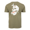 Simms Trout on my Mind T-Shirt military heather Rueckseite