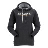 Simms Womens Logo Hoody charcoal heather Kapuzenpullover