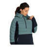 Simms Womens ExStream Pull-Over Hoody avalon teal Brusttasche