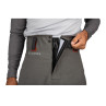 Simms G3 Guide Pant Wathose gunmetal Detail Reissverschluss